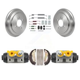 K8n-100697 Transit Auto Brake Drum Shoes Spring And Cylinders Rear Kit For 2012-2017 Hyundai Accent