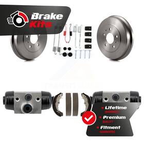K8n-100698 Transit Auto Rear Brake Drum Shoes Spring And Cylinder Kit For 2012-2016 Ford Focus Fmsi 1004