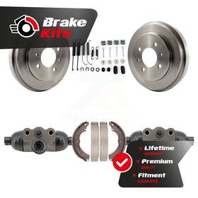 K8n-100704 Transit Auto Rear Brake Drum Shoes Spring And Cylinders Kit For 2007-2007 Mitsubishi Lancer