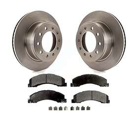 K8t-100238 Transit Auto - Front Disc Brake Rotors And Ceramic Pads Kit For Ram 5500