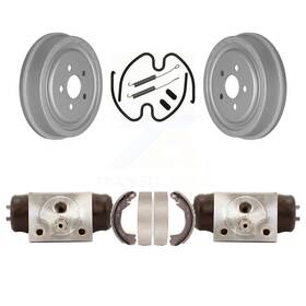 Kgn-100153 Transit Auto Coated Brake Drum Shoes Spring And Cylinders Rear Kit For Chevrolet Cavalier