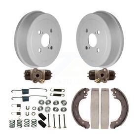 Kgn-100161 Transit Auto Coated Brake Drum Shoe Spring Cylinder Rear Kit 6pc For Toyota Corolla Non-abs