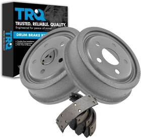 Bka-14130 Trq Rear Brake Drums And Shoes Kit Set Compatible With Buick Chevy Oldsmobile