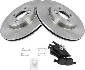 Bka-49993 Trq Front Brake Pad And Rotor Kit Pads Semi-metallic