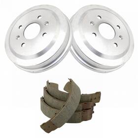 Bka20725 Trq Rear Brake Shoe And Drum Kit Compatible With 05-11 Chevrolet Aveo 07-11 Ave