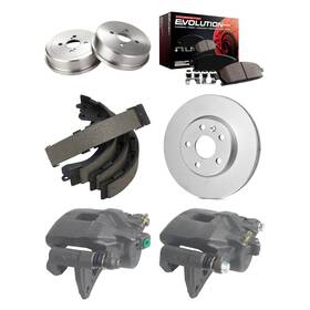 Bndl-918563 Trq For Toyota Corolla 1998-2002 6-pc Brake Drum Kit