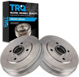 Bra71632 Trq Rear Brake Drum Pair Lh Driver And Rh Passenger Sides For Nissan Versa Note