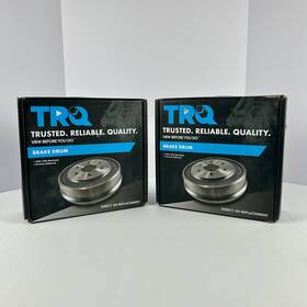 Bra73017 Trq Rear Hub Brake Drum Assembly Pair 99-07 Silverado Sierra 1500 6 Lug