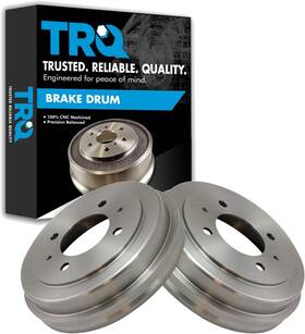 Bra75088 Trq Rear Brake Drum Pair Set Left Lh And Right Rh For Hyundai Elantra Tiburon