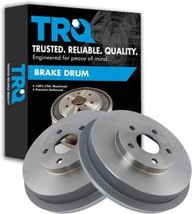 Bra75117 Trq Rear Brake Drum Pair Set For 1998-2008 Subaru Forester / 1997-2003 Impreza