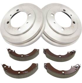 Bra79837 Trq Rear Brake Shoe And Drum Kit 2002-2007 Mitsubishi Lancer