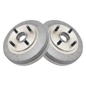 Bra79854 Trq For Kia Rio 2003-2005 Rear Driver And Passenger Side Brake Drums