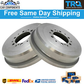 Bra75107 Trq New Rear Brake Drum Set For 1986-2004 Toyota 4runner Tacoma Tundra
