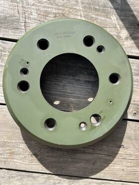 2530-01-456-9094 Us Army M105mm And M119a1 Howitzer Tight Hand Brake Drum Nsn