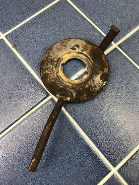 211501345 Volkswagen Vintage Vw Barndoor Bus Split Bug Rear Brake Drum Oil Slinger German