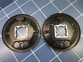 211609440 Volkswagen Vintage Vw Barndoor Bus Rear Brake Backing Plates 1950-1954 German