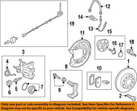 1k0615296 Volkswagen Oem 05-22 Beetle Rear Suspension Brake Components-spring