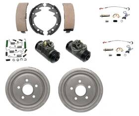 B1548831 Webco Brake Kit Ford Mustang Shoe Drum Cylinders Spring Adjuster 10 X 2 1/4 Inch Front