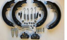 B228wcb Webco Brake Shoe Kit Springs And Cylinders Fit Chevrolet Bel Air 1955-1959 Front