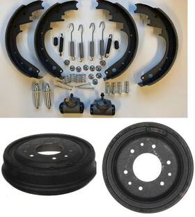 B558106 Webco Brake Drum Shoe Kit With Cylinder Hdwr Fit Chevrolet 3100 1/2 Ton Rear 1951-1954