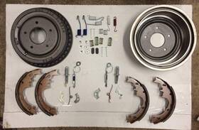 B70380021 Webco Dodge Caravan Drum Brake Shoe And Hardware Chrylser Plymouth Mini Van 2001-2007