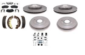 B779d462 Webco Brake Kit Ceramic Pad Shoe Drum Rotor Fits Nissan Sentra 2002-2006 Front And Rear