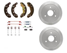 B95680126 Webco Brake Shoe Kit Drums And Spring Smart Car Fortwo 2008-2015 Rear