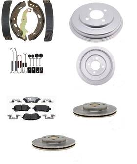 D1454b984 Webco Brake Ceramic Pads Rotors Shoe Drums And Spring Kit Fits Ford Fiesta 2011-2019