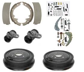 Wc34151 Webco Chevrolet Full Size Front Brake Shoe Drum Wheel Cylinder And Spring Kit 1959-1964