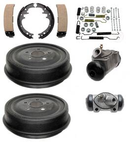 Z332 Webco Brake Shoe Drum Kit Springs Wheel Cylinder Dodge Dart Barracuda 1965-1969 Front
