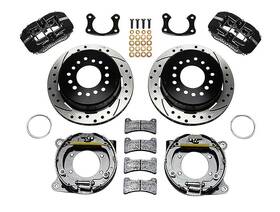14011389d Wilwood Performance Brakes Dynapro 11 Inch Rear Disc Brake Set With Park And Black Calipers - 9