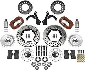 14012458dr Wilwood Performance Brakes 1959-64 Impala 1963-64 Corvette 11 Inch Drilled Rotors Fdl Front