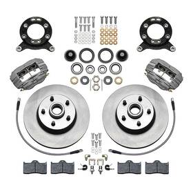 14013476 Wilwood Performance Brakes 1965-69 Mustang Classic Dynalite Front Disc Brake Set With Anodized Calipers &