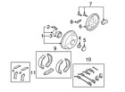 Ys4z-2212-ca Ford Genuine Focus Backing