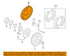 Zzc126280 Mazda Oem Tribute Rear Plate Splash Dust Shield