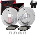 Rear Brake Rotors & Ceramic Pads For 2010-2013 2014 Subaru Legacy Outback. Fixed Price $71.80.