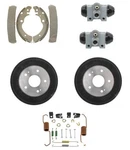 Brake Kit Shoes Drums Cylinders And Spring Fits Honda Accord 1994-2002. Fixed Price $123.95.