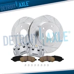 Front Drilled Brake Rotors Calipers Pads For Dodge Ram 1500 Classic. Fixed Price $288.30.