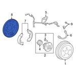 For Toyota Corolla 2004-2008 4704420140 Rear Left Brake Backing Plate. Fixed Price $95.52.