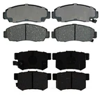 Front & Rear Ceramic Brake Pad Sets Kit Acdelco For Acura Rl 99-04 Cl 01-03. Fixed Price $70.95.