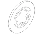 Genuine Ford Disc Brake Rotor CK4Z-2C026-C. Fixed Price $116.09.
