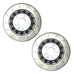 Shw Performance Set Of 2 Rear 330MM Drilled Brake Disc Rotors RS5 Sportback. Fixed Price $878.95.