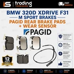 Pagid Rear Pads + Wear Sensor Bmw 320D Xdrive F31 Sport Brakes. Fixed Price $92.83.