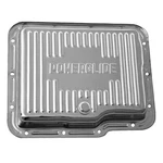 Transmission Pan Gm Powerglide Oem Height Chrome Steel Finned With Drain Plug. Fixed Price $56.62.