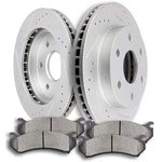 Scitoo Brake Kits - (2) Front Drilled And Slotted Rotors (4) Ceramic.... Fixed Price $141.73.