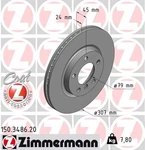 Zimmermann 150.3486.20 Brake Disc For Mini. Fixed Price $82.45.