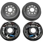 Drum Brake Kit, On 5/5.5 Bolt Pattern, Fits Ford 9 Inch. Fixed Price $434.99.