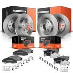 A-premium Front & Rear Disc Brake Rotors Ceramic Pads For Kia SPECTRA5. Fixed Price $190.09.