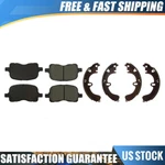 Front Rear Disc Brake Pad Set Drum Shoe 2X C-tek For Toyota 1998-2002. Fixed Price $58.96.