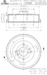 Rear Brake Drum, Pair (2) - Oe Replacement Brembo 21026. Fixed Price $46.95.